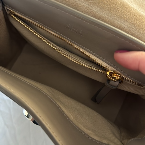 Chloe Mini Tess Leather Crossbody Purse - Picture 3 of 7